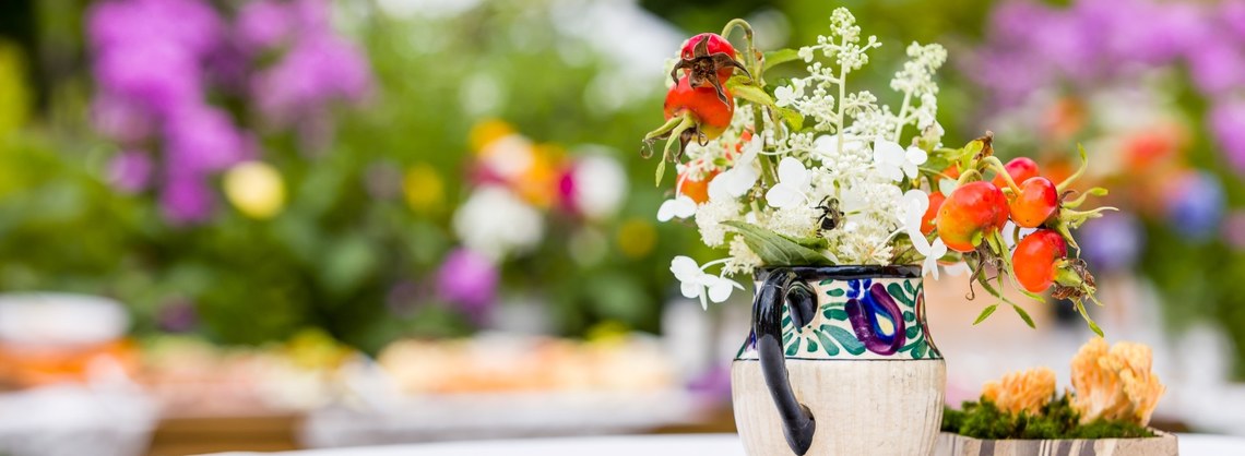 flower on table