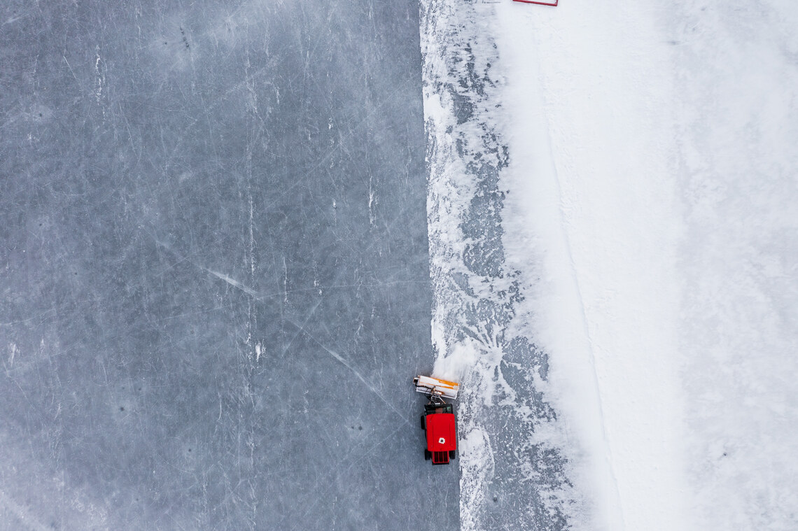 arial view of brusher