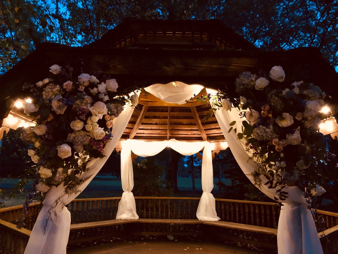 gazebo evening