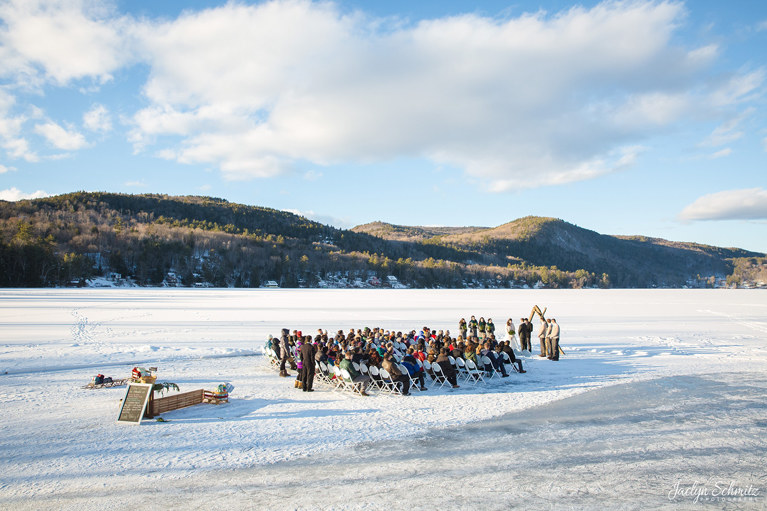 Winter Wedding Ceremony